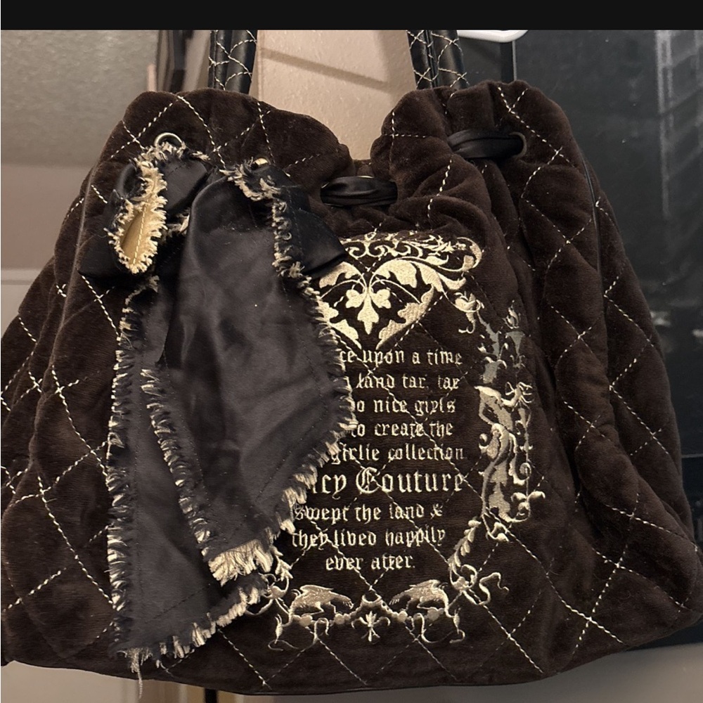 Vintage juicy, couture daydreamer quilted bag